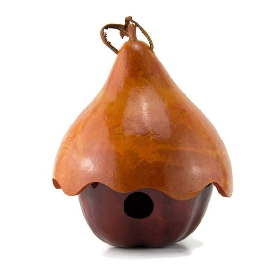 with Hat Gourd Art Birdhouse