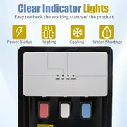 Water Dispenser, Hot and Cold Water Dispenser, Bottom Loading Water Dispenser, 5 Gallon Water Dispenser, 3 Temperature Settings - Hot, Cold, and Room Temperature (White)