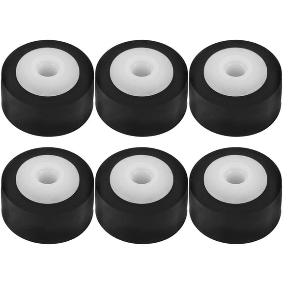 YOSADIER 6-Pack Professional Black Pinch Rollers Replacement for Audio and Video Equipment