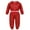 A Red, variant on iiniim Kids Boys Shiny Sequined Hip Hop Jazz Dance Costumes Hooded Top with Pants Set 100-160