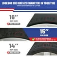 thumbnail image 6 of 4Pcs Set 15" Hubcap Wheel Cover for 2005-2008 Toyota Corolla,Wheel Rim Cover with Decorative Screws,Compatible with Steel Wheels,Snap on Hub Caps Replacement,PP Material,Black Matte, 6 of 8