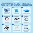 thumbnail image 6 of Swimline Hydrotools Silver King Winter Pool Cover for 14 x 28 Ft Inground Rectangle Pools, 6 of 9
