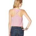 thumbnail image 2 of Aeropostale Womens Heathered Twist Tank Top, Pink, Juniors, X-Small, 2 of 3