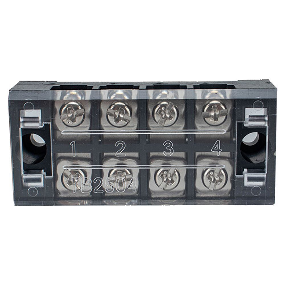 ELAYARD 5Sets Black Terminal p Connector with Clear Cover and Sturdy Screws for Car Electrical