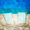 thumbnail image 2 of Villa, Mlli 12x12 Gold Ornate Wood Framed with Double Matting Museum Art Print Titled - Lets Look Out On The Beach, 2 of 4