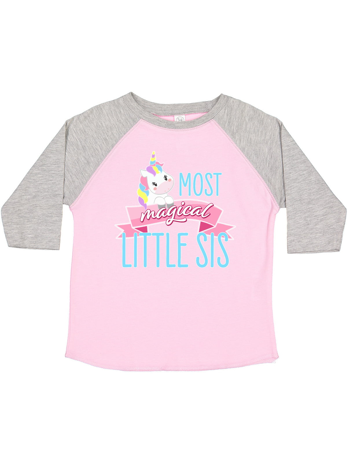 inktastic Most Magical Little Sis Cute Unicorn Toddler T-Shirt