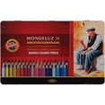 thumbnail image 2 of Mondeluz Aquarell Pencil Set, 36 Piece, Assorted Colors in a Tin, 2 of 3