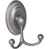 Bradley Double Towel Hook, Brushed Satin Nickel