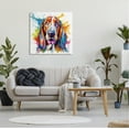 thumbnail image 3 of Stupell Industries Hound Dog Vibrant Splash Animals & Insects Painting Gallery Wrapped Canvas Art Print Wall Art, 30 x 30, 3 of 8