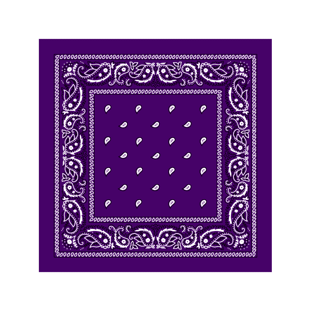 purple bandana pants