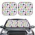 thumbnail image 2 of Vsdgher Funny Chicken Print Car Windshield Sun Shade, Reflective Sunshade Window Sunshade Sun Visor Protector Fit for Cars,Trucks,SUVs-Small, 2 of 6