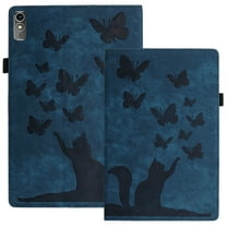 XYX Case for Lenovo Tab P11 2nd Gen 11.5 inch, Butterfly Cat Slim Folio Stand Cover for Lenovo Tab P11 2nd Gen, Dark Blue