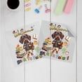 thumbnail image 3 of Welcome Dachshund Back to School Vintage Retro Cutout Transfer Sticker Wiener Dog Lover Gifts Idea Transparent Decal Art Decor - 02012, 3 of 5