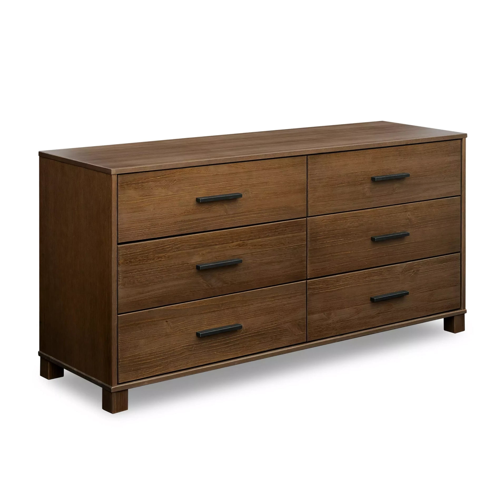 Grain Wood Furniture Loft 5-Drawer Chest, Solid Wood with a Brushed Mocha Finish
