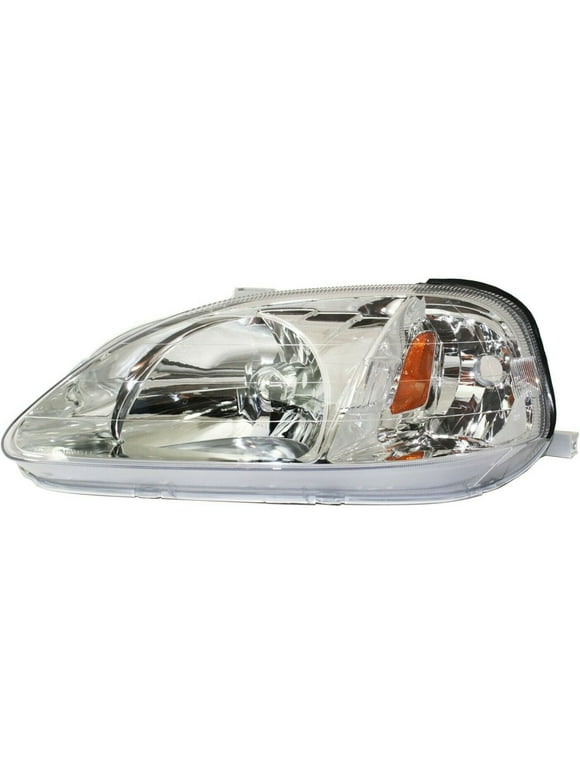Geelife Headlight For Honda 1999-2000 Civic Value Package Left
