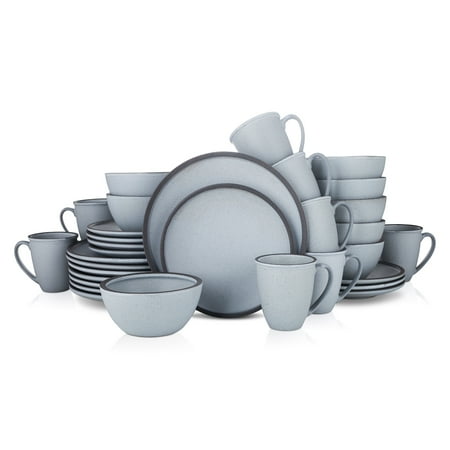 

Stone Lain Tina 32-Piece Dinnerware Set Stoneware Blue and Grey
