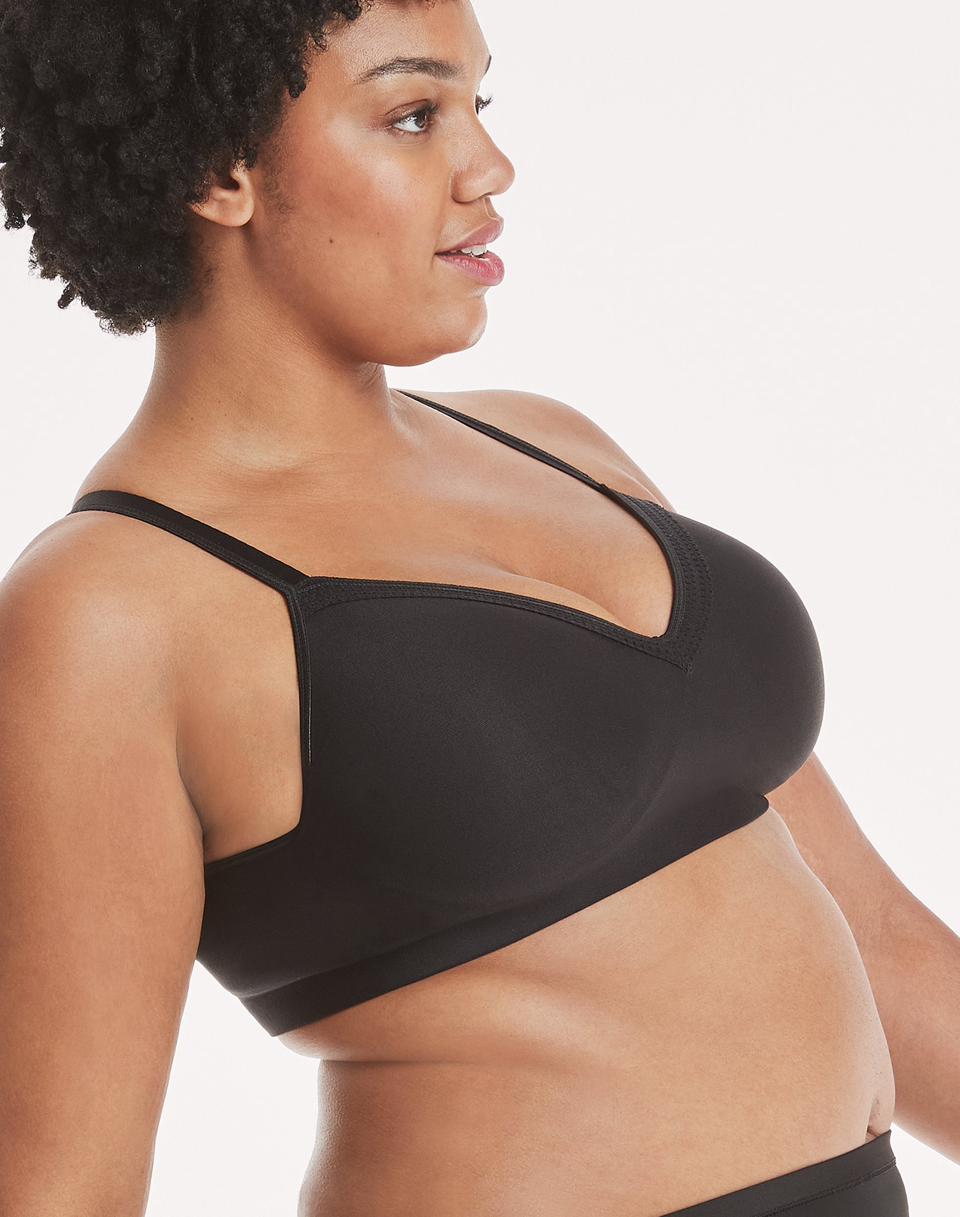Hanes Smooth Comfort Women's Wireless Convertible T-Shirt Bra Seamless MHG199