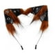thumbnail image 5 of Diadema con orejas de gato para Halloween, accesorio decorativo de moda para mascaradas Rojo marrón, 5 of 8