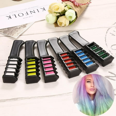 Temporary Hair Color Comb-Washable Hair Chalk for Hair Dye-Non toxic ... Temporary Hair Color Comb-Washable Hair Chalk for Hair Dye-Non toxic ...