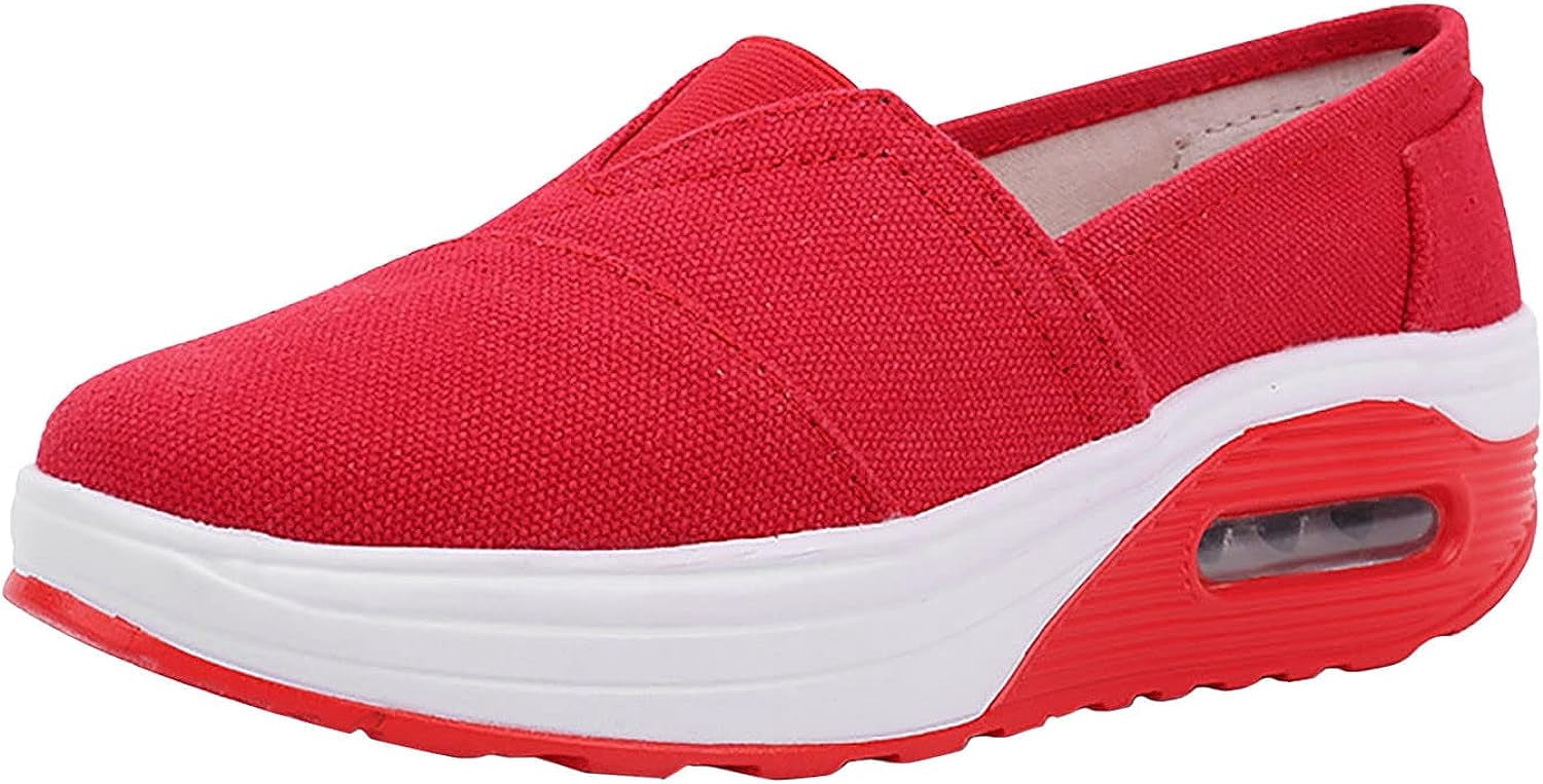 Women's Thick Bottom Silk Casual Sneakers