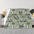 thumbnail image 3 of Throw Blanket for Couch, Farm Cows Super Soft Fuzzy Comfy Warm Throw Blanket, Cuteness Lightweight Cozy Plush Flannel Blanket & Throws for Sofa and Bed All Season, 3 of 5