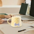 thumbnail image 4 of Ovzne 350 Ml Porcelain Coffee Tea Cup Bowknotknot Coffee Mug Ceramic Cup With Bowknotknot And Handle Cute Mug Product Size: 8 * 7.5Cm, 4 of 5