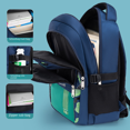 thumbnail image 3 of Mochila escolar para estudiantes de primaria, grado masculino 1-3-6, moderna, ligera, reducción de carga, protección de la columna vertebral, gran capacidad, mochila para niños, mochila, mochila para, 3 of 6