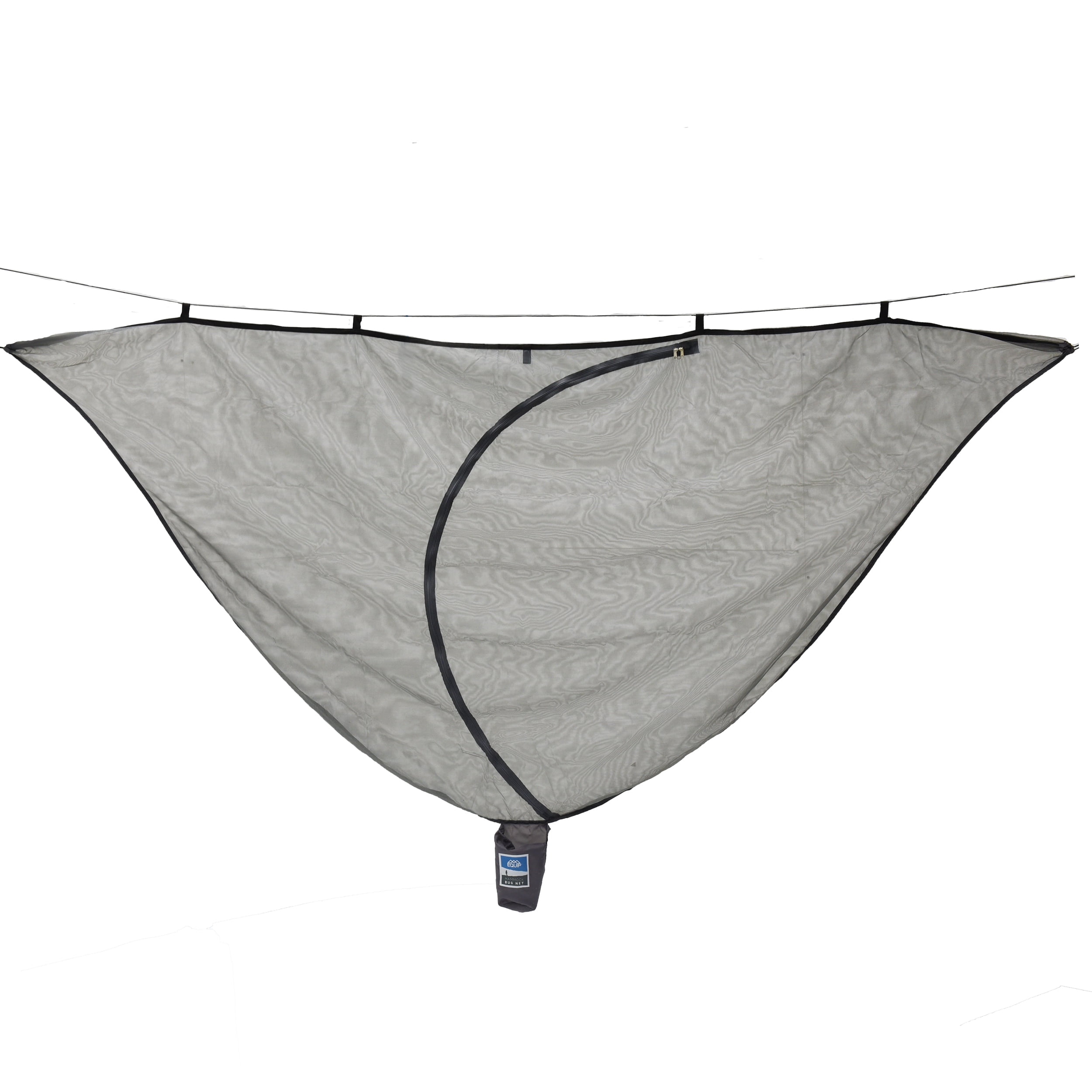 Equip Portable Hammock Bug Net, Gray Polyester Mosquito Net for Camping