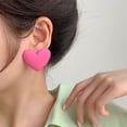 thumbnail image 1 of Pendientes de corazón Hugo Conjunto de corazón de amor Acrílico, 1 of 7