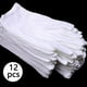 thumbnail image 3 of 12 Pares de Guantes de Algodón Blanco Guantes Hidratantes Suaves Guantes Elásticos para el Cuidado de la Piel Guantes de Trabajo para Mujeres Manos Secas Inspección de Joyas y Más, Talla Única, 3 of 5