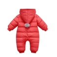 thumbnail image 2 of Baby Snowsuit Boy Jacket Infant Winter Clothes Toddler Girl Snow Wear 0-12 Months, 2 of 9