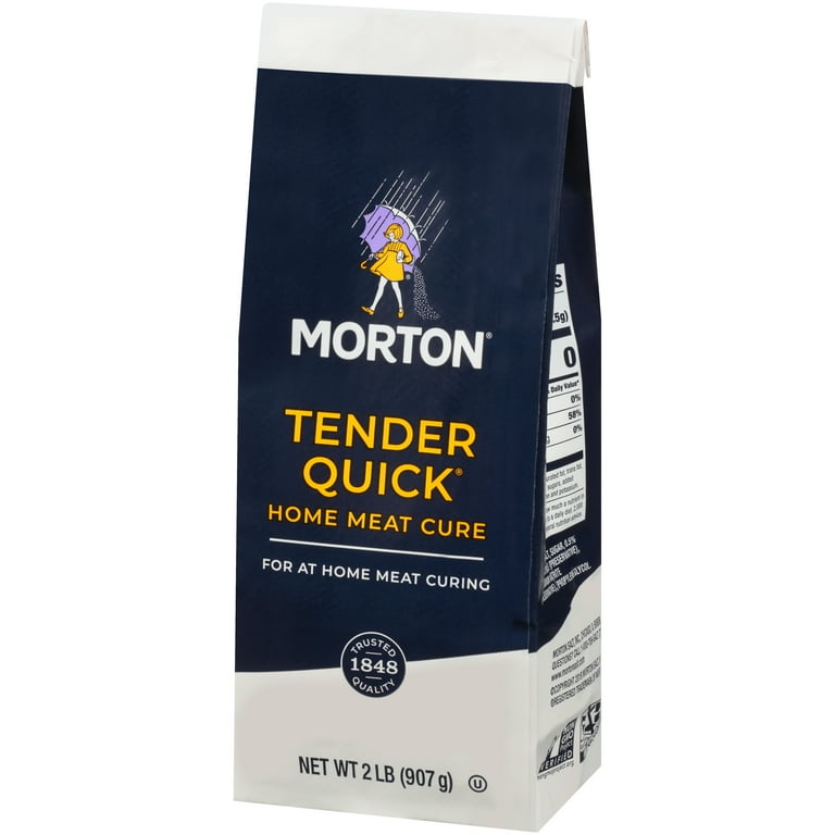Morton Tender Quick Salt, Fast-Curing Mix for Meat, Poultry, or 