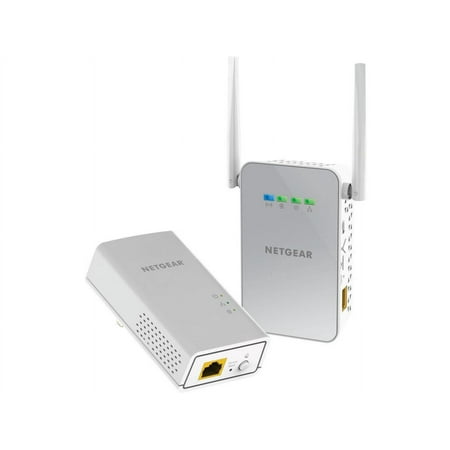 NETGEAR - Powerline AC1000 Wi-Fi Access Point and Adapter - White