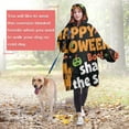 thumbnail image 4 of Wearable Oversized Blanket,Halloween Festive Text Pattern Wearable Blanket Hoodie for Adults,Cozy Hooded Blankets with Super Pockets,Super Warm Fuzzy Pullover for Women & Men, 4 of 6