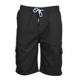 thumbnail image 6 of NAFUU Men's Casual Cargo Shorts Relaxed Fit Stretch Cargo Short Drawstring Elastic Waist Athletic Gym Jogger Shorts With Pockets Lightweight Trouser, 6 of 7