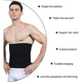 thumbnail image 6 of Vaslanda Men Underclothes Slimming Waist Trimmer Belt Abdomen Belly Girdle Weight Loss Body Shaper, 6 of 7