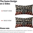 thumbnail image 5 of Red Green Christmas Lumbar Pillow Covers 12x20 Set of 2 Rustic Xmas Snowflakes Holiday Decoration Plaid Print Decorative Outdoor Pillowcases Winter Gift Throw Cushion Case Decor for Couch Sofa Bed, 5 of 6