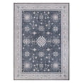 thumbnail image 2 of World Rug Gallery Transitional Bordered Machine Washable 7'7"x9'6" Dark Gray Area Rug, 2 of 8