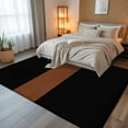 thumbnail image 5 of 5x8Ft Area Rugs, Black Brown Non-Skid Rubber Backing Large Rectangle Rugs - Living Room Bedroom Home Office, Contemporary Boho Modern Art Indoor Floor Mat Carpets Washable Rug, 5 of 9