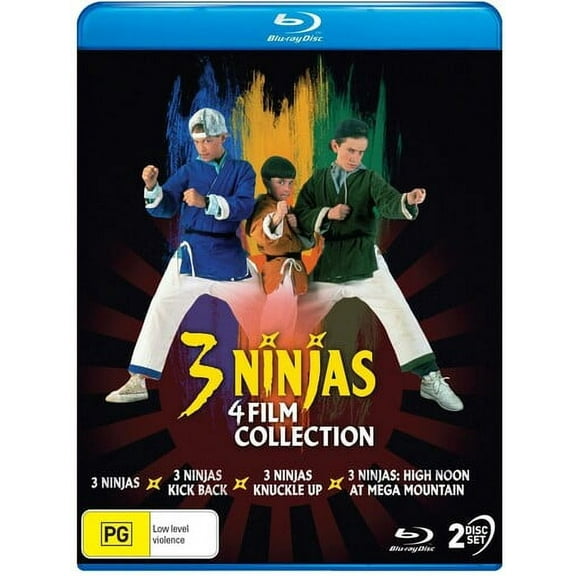3 Ninjas: 4 Film Collection (Blu-ray), Via Vision, Comedy