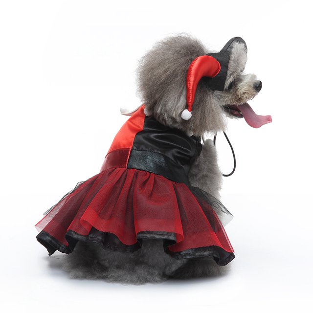 TRKIYQC Navidad Halloween Mascota Disfraz Gato Perro Camisa con Alas de Mariposa y Diadema para Fiesta Cosplay Suministros TRKIYQC casual