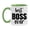 White/Light Green, variant on Best Boss Ever Mug, Father’s Day Gift, 11Oz Or 15Oz Ceramic Coffee Mug