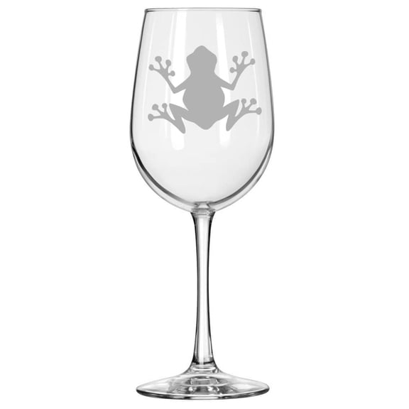 Wine Glass for Red or White Wine Frog (16 oz Tall Stemmed)