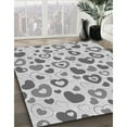 thumbnail image 2 of Ahgly Company Indoor Rectangle Patterned Gray Area Rugs, 6' x 9', 2 of 6