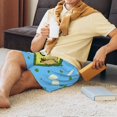 thumbnail image 3 of Haiem Avocado with Glasses Men's Pajama Short with Soft Woven Cotton Elastic Waistband Sleep Short-Large, 3 of 9
