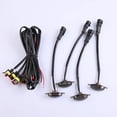 thumbnail image 2 of for Honda Passport 2019 - 2024 Raptor Style Grill Amber LED Smoke Marker Light Kit -, 2 of 2