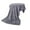 Gray, variant on Extra Large Bath Towel, 35 x 70 Inches, Super Soft and Absorbent, Lightweight and Quick-Drying, Flock Material, 1-Piece Multicolor Towel