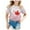 Pink, variant on Girls T Shirts Canada Flag Print Short Sleeve Crewneck Casual Basic T Shirt Top Girls' Tops Pink 12-13 Years