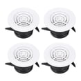 thumbnail image 1 of Uxcell Cache-Ventilation Rond 3 Pouces, 4 Pcs ABS Ventilations Réglables pour Maison, Blanc, 1 of 7