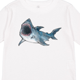 thumbnail image 4 of Inktastic Great White Shark Boys or Girls Long Sleeve Toddler T-Shirt, 4 of 5